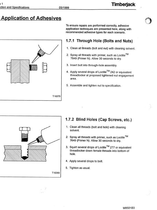 Timberjack 850, 950 Feller Bunchers Repair Manual (997440 – 997470 & 10BA1002 and Up) Workshop Guide