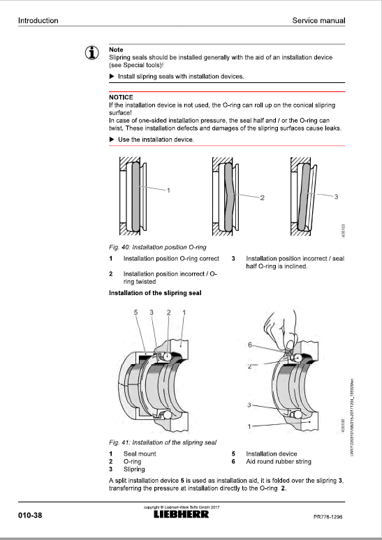 Liebherr PR 776 Crawler Dozer Repair Service Manual