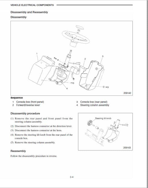 Mitsubishi FB10KRT, FB12KRT, FB15KRT Forklift Lift Truck Service Manual
