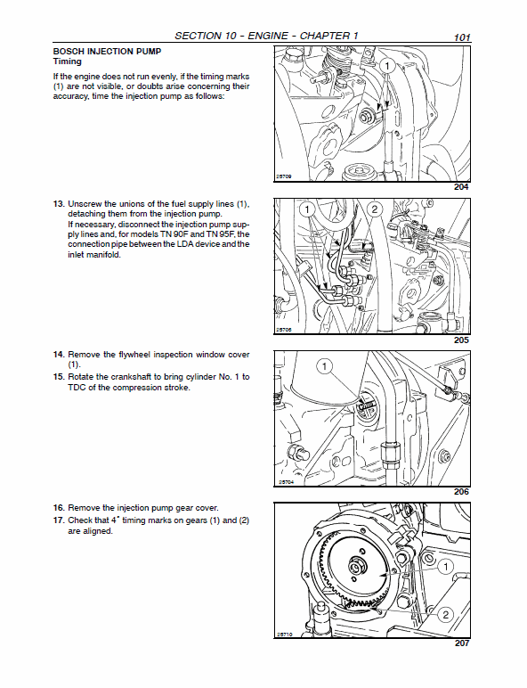 New Holland TN65F, TN70F, TN75F Tractor Service Manual Workshop Guide