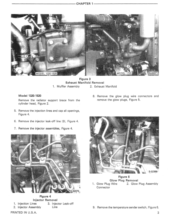 Ford 1320, 1520, 1620, 1715, 1720 Tractor Service Manual Workshop Guide