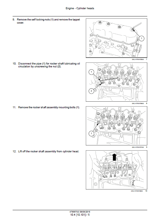 New Holland 3510, 4010, 4510, 4710 Tractor Service Manual Workshop Guide