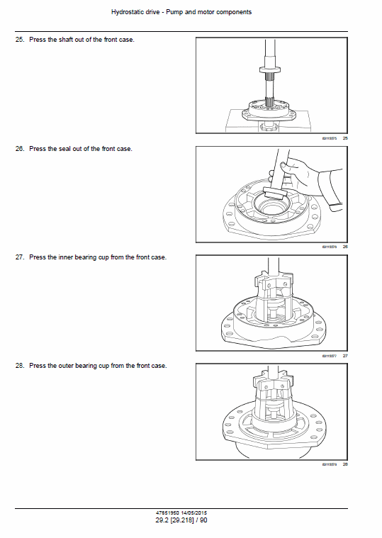 New Holland L221, L228, C227, C232, C237 Tier 4B SkidSteer Loader Manual Workshop Guide