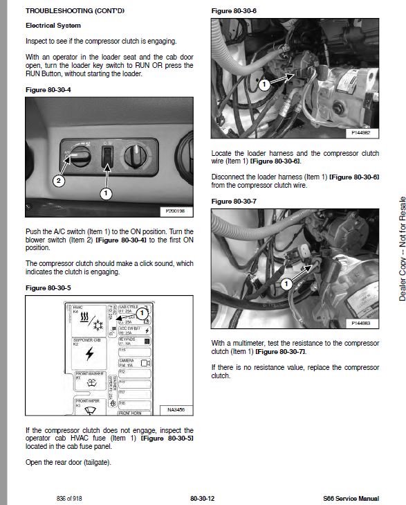 Bobcat S66 Skid-Steer Loader Service Repair Manual