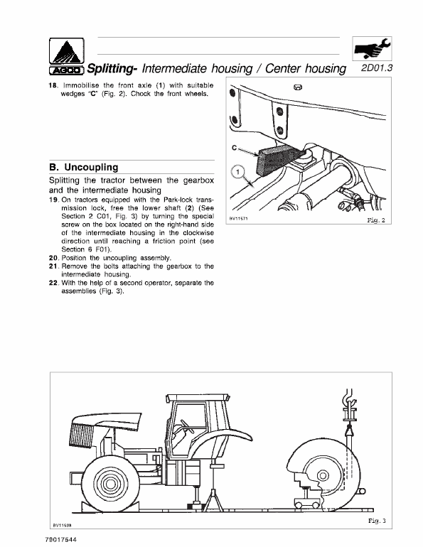 White 8310, 8410 Tractor Service Manual Workshop Guide
