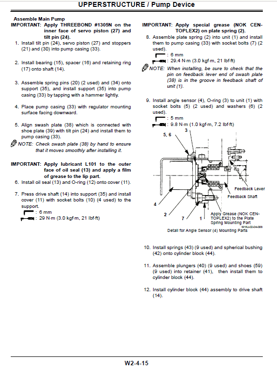 Hitachi ZX600 ZAXIS Excavator Service Repair Service Repair Manual Workshop Guide