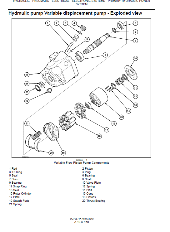 New Holland T6040, T6050, T6060, T6070 Tractor Service Manual Workshop Guide