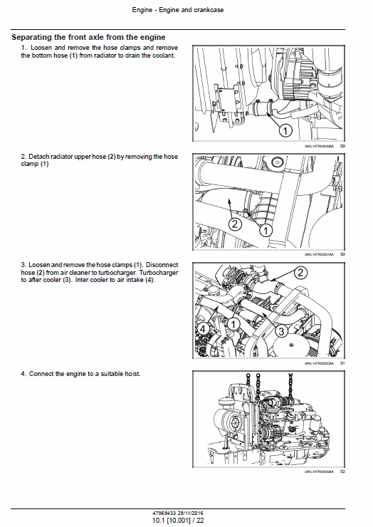 New Holland 6010, 6510, 7510 Tractor Service Manual Workshop Guide
