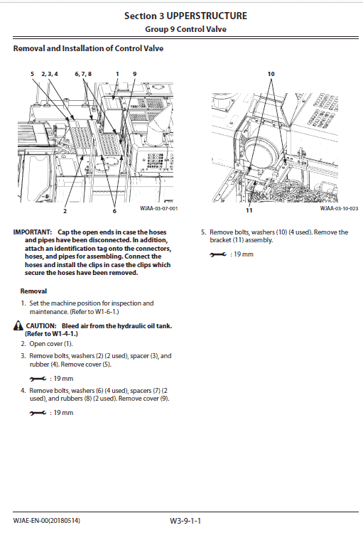Hitachi ZX470-5A, ZX490LCH-5A and ZX530LCH-5A Excavator Service Repair Manual Workshop Guide