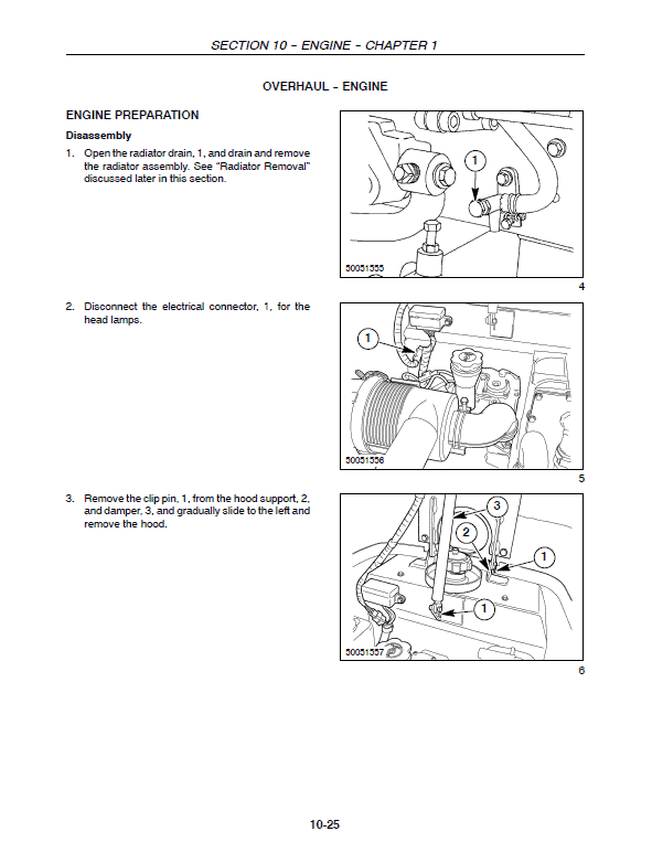 New Holland TC23DA, TC26DA Tractor Service Manual Workshop Guide