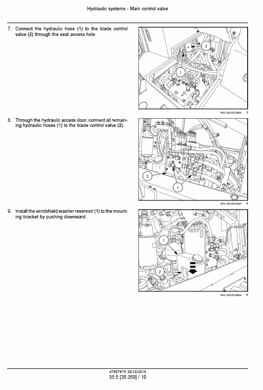 New Holland D180C Tier 2 & Tier 3 Dozer Service Manual Workshop Guide