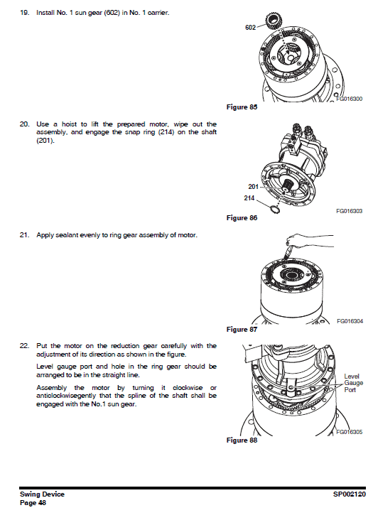 Doosan DX235LCR Excavator Service Manual Workshop Guide