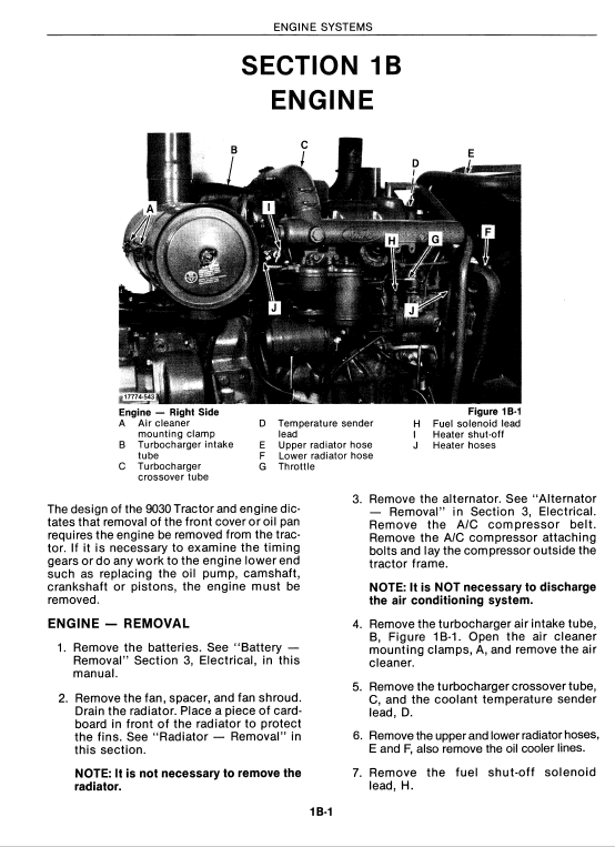 Ford Versatile 9030 Tractor Service Manual Workshop Guide