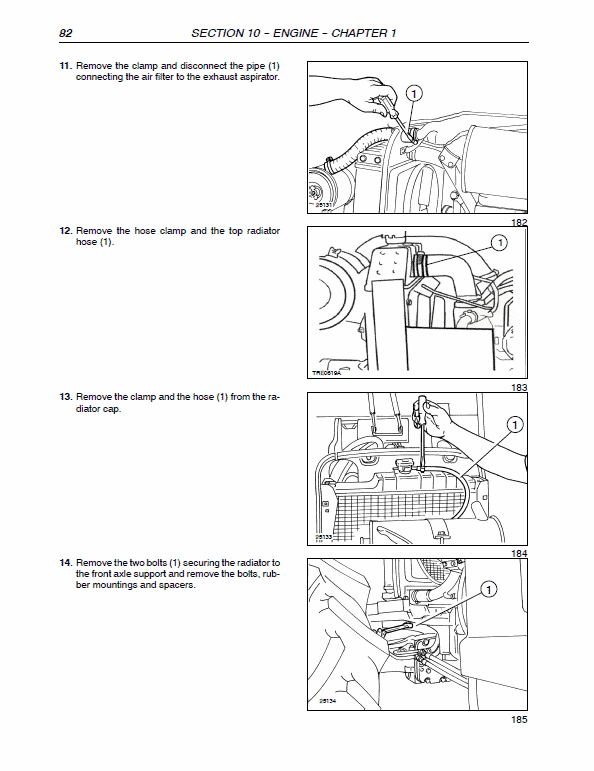 New Holland TD75D, TD95D, TD95D HC Tractor Service Manual Workshop Guide