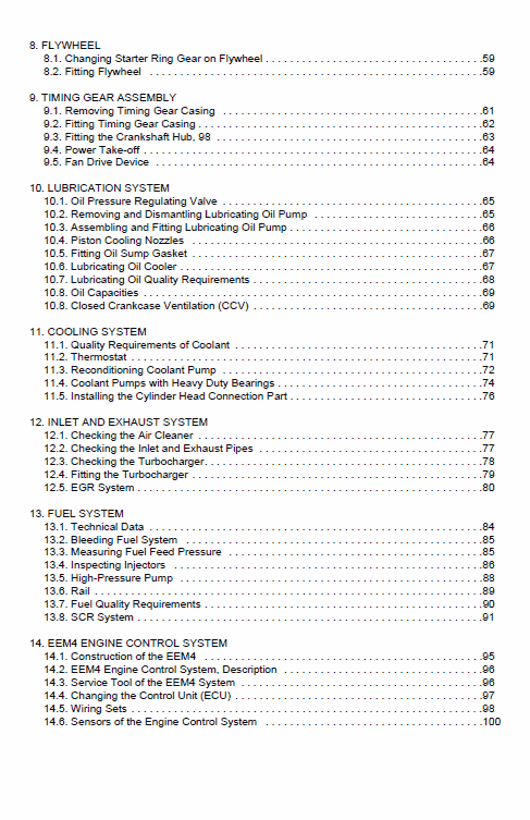 AGCO Sisu Power 33, 44, 49, 66, 74, 84,98 (4th Generation) Engine Manual Workshop Guide