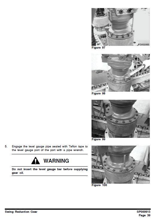 Doosan DX235N Excavator Service Manual Workshop Guide