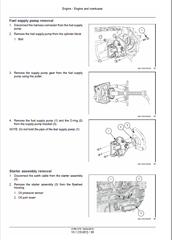 Case CX230D Crawler Excavator Service Manual Workshop Guide