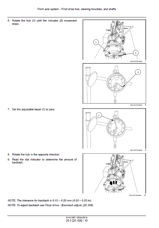 New Holland Workmaster 25S Tractor Service Manual Workshop Guide