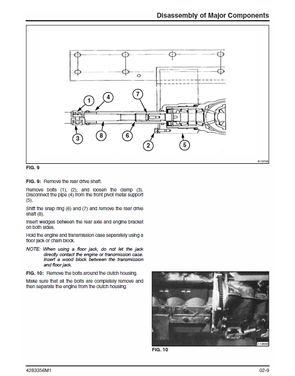 Massey Ferguson FC33 Front Mower Service Manual Workshop Guide