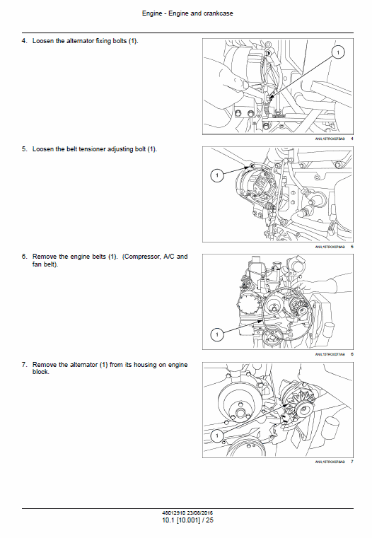 New Holland TD3.50 Tractor Service Manual Workshop Guide