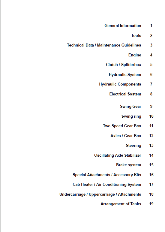 Liebherr A900C, A904C, A914C, A924C Litronic EDC Excavator Service Manual