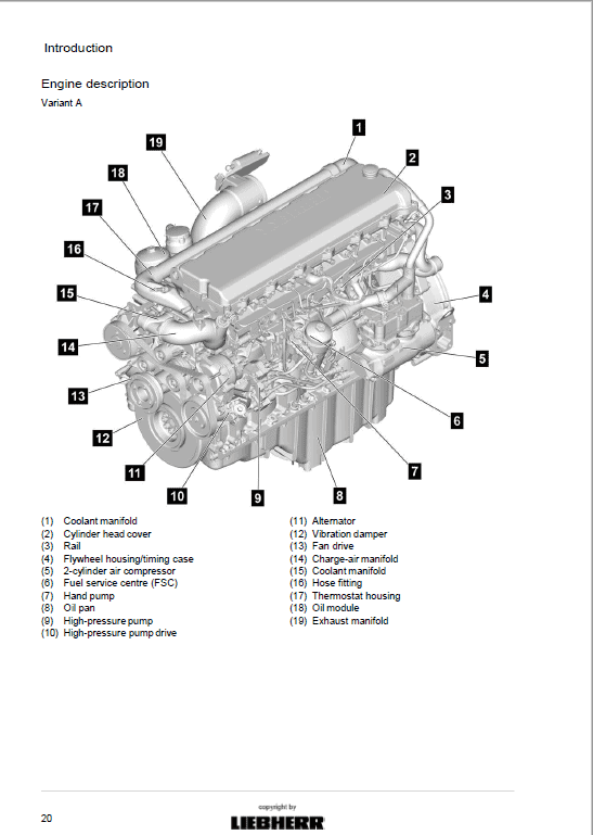 Liebherr D856 A7 Engine Service Manual
