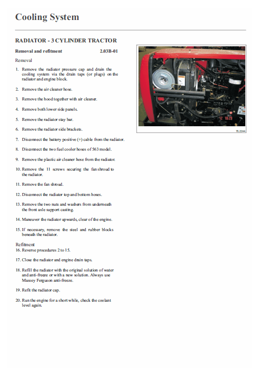 Massey Ferguson 533, 543, 563 Tractor Service Manual Workshop Guide