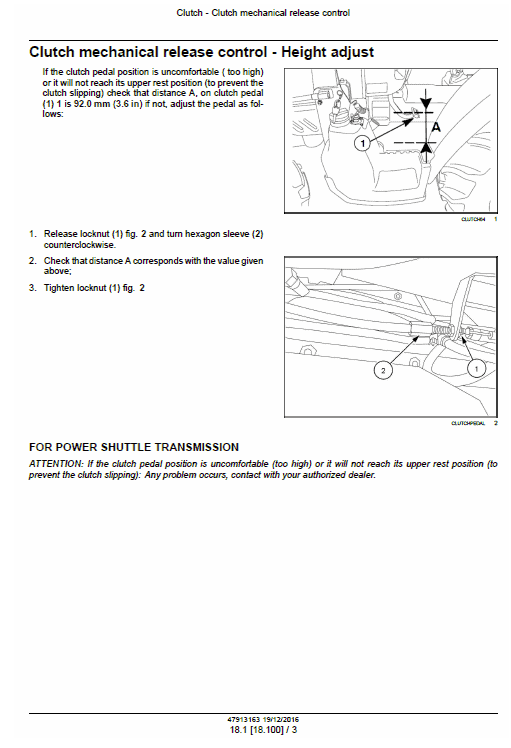 New Holland TD65F, TD75F, TD85F Tractor Service Manual Workshop Guide