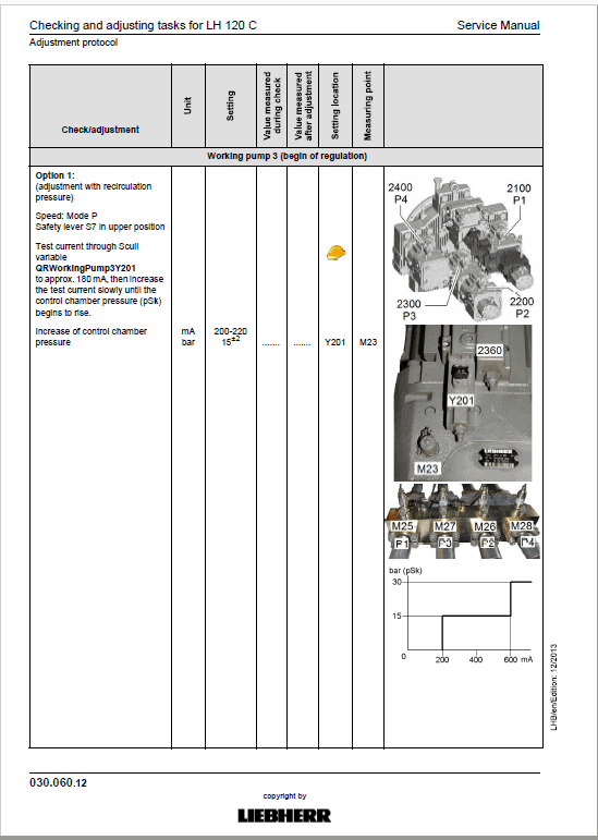 Liebherr LH120M, LH120C Litronic Hydraulic Excavator Service Manual