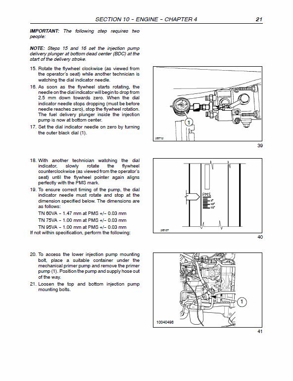 New Holland TN60VA, TN75VA, TN95VA Tractor Service Manual Workshop Guide