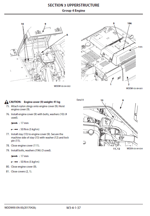 Hitachi ZX300-5A, ZX300LC-5A and ZX300LCH-5A ZAXIS Excavator Repair Manual Workshop Guide