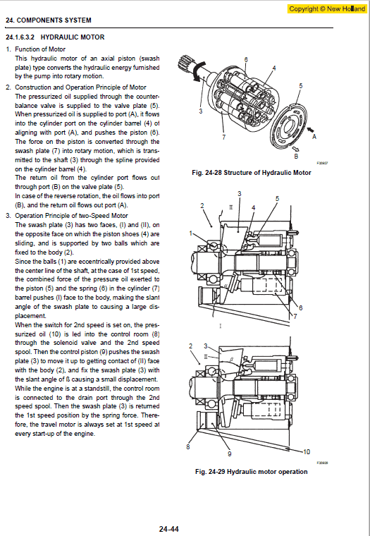 New Holland E18SR Mini Excavator Repair Service Manual Workshop Guide