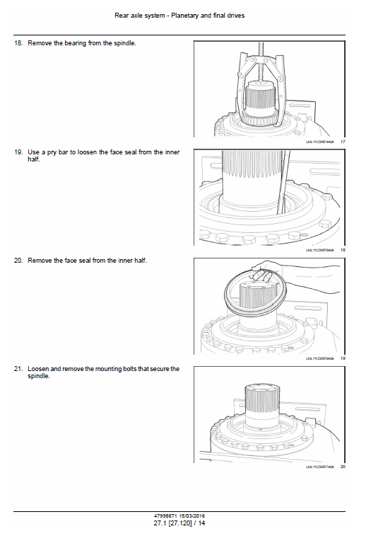 New Holland D140B Crawler Dozer Service Manual Workshop Guide