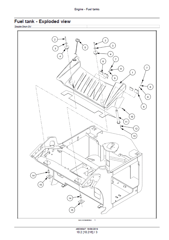 Case DV209B Double Drum Compactor Service Manual Workshop Guide
