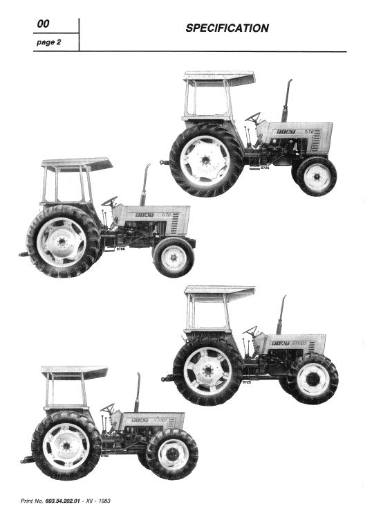 Fiat 570, 570DT, 670, 670DT Tractor Service Manual Workshop Guide