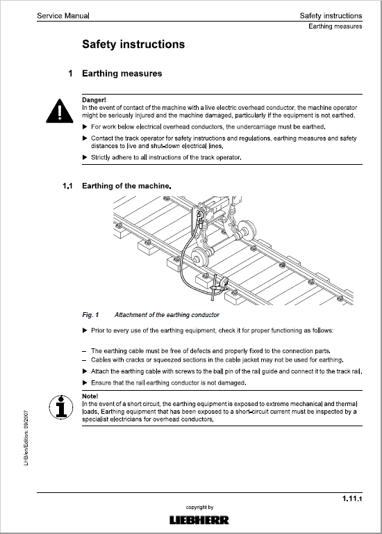 Liebherrr A900C ZW Litronic Tier 3 Excavator Service Manual