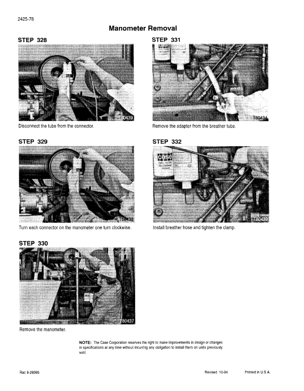 Case 1150G Crawler Dozer Service Manual Workshop Guide