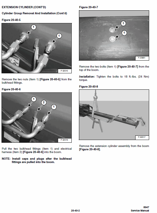 Massey Ferguson MF 8947 Telescopic Handler Service Manual Workshop Guide
