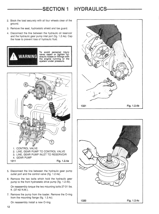 Ford CL-25 Compact Loader Service Manual Workshop Guide