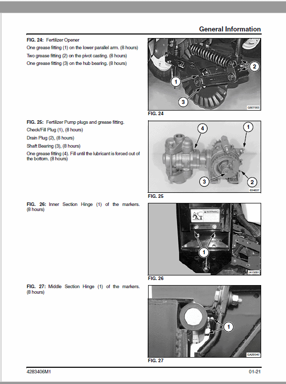 Massey Ferguson 8202, 8222 Planter Service Manual Workshop Guide