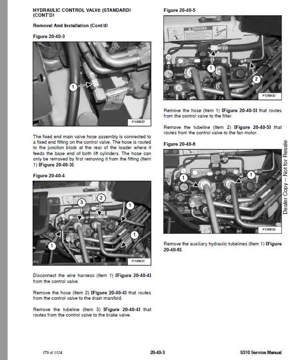 Bobcat S510 Skid-Steer Loader Service Repair Manual