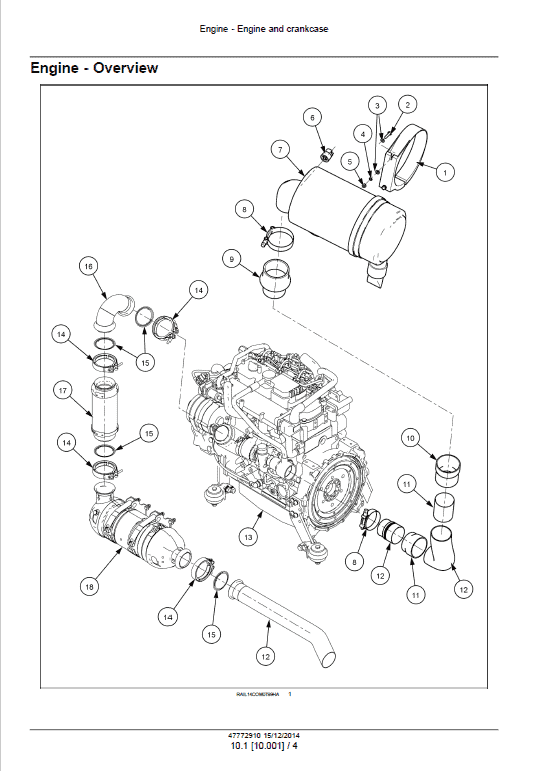Case DV209C, DV210C Vibratory Roller Service Manual Workshop Guide