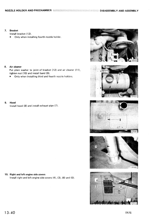 Komatsu D57S-1 Dozer Service Manual Workshop Guide