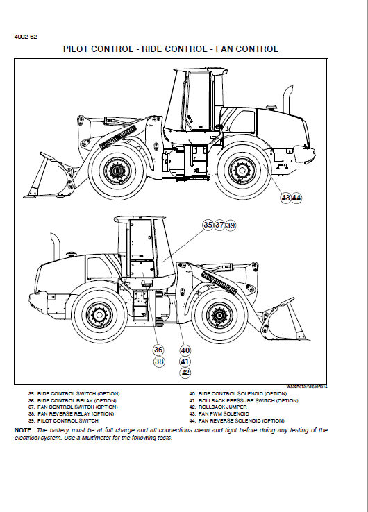 New Holland W110C Tier 2 Wheel Loader Service Manual Workshop Guide