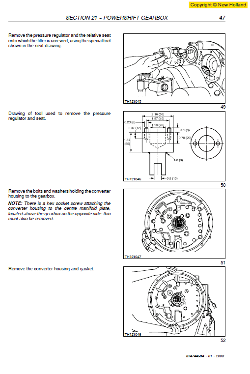 New Holland LM1133 Telehandlers Service Manual Workshop Guide