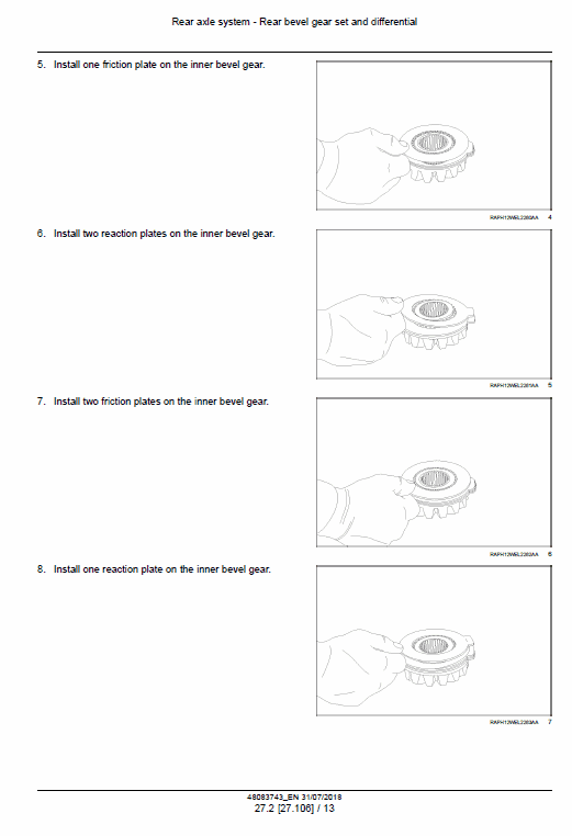 New Holland W110D Tier 2 Wheel Loader Service Manual Workshop Guide