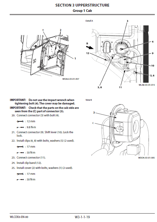 Hitachi ZX210W-5A ZAXIS Excavator Repair Manual Workshop Guide