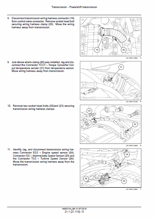 New Holland W130D, W170D Tier 2 Wheel Loader Service Manual Workshop Guide