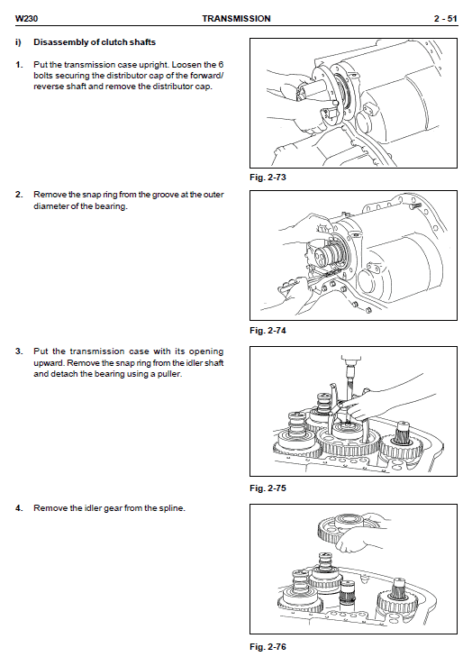 New Holland W230 Wheeled Loader Service Manual Workshop Guide