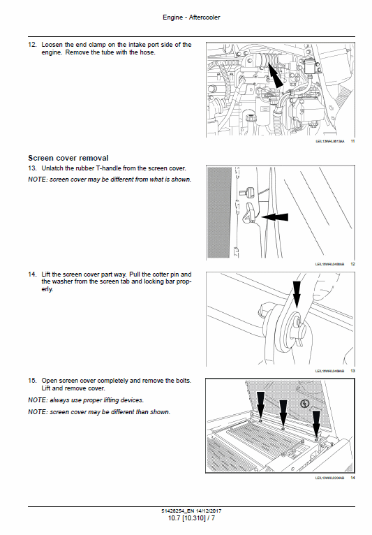 New Holland W190D Tier 4B Wheel Loader Service Manual Workshop Guide